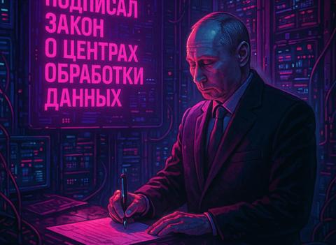 Путин подписал закон о центрах обработки данных